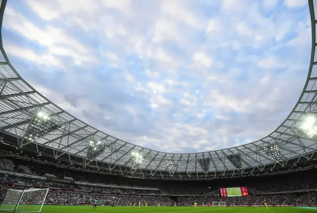 A view inside London Stadium