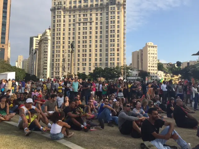 Fans at the FanZone