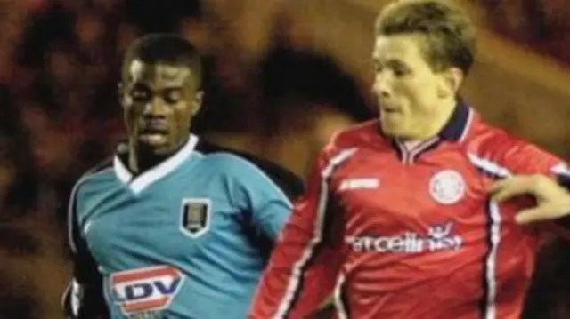 Juninho (right) for Middlesbrough