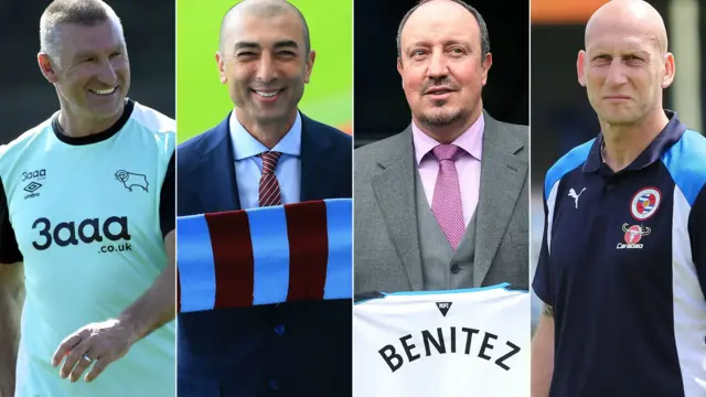 Nigel Pearson, Roberto Di Matteo, Rafael Benitez, Jaap Stam