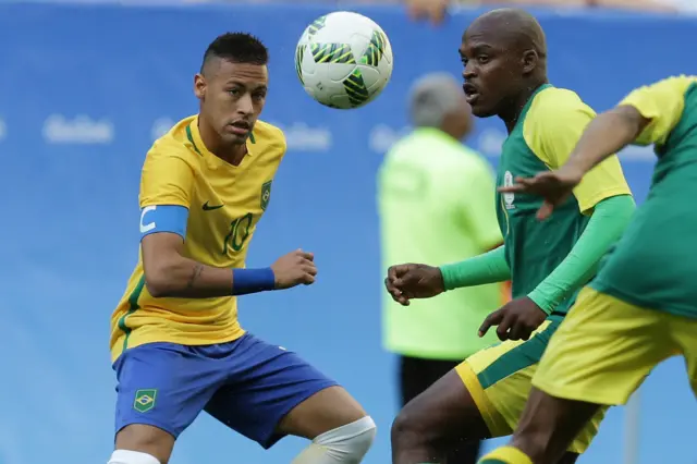 Neymar and South Africa's Gift Motupa