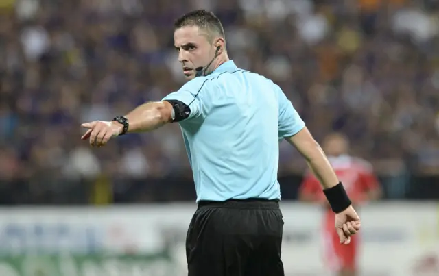 Bulgarian referee Nikola Popov will be the subject of much debate among Aberdeen fans this evening.