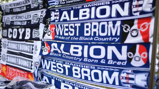 West Brom scarves