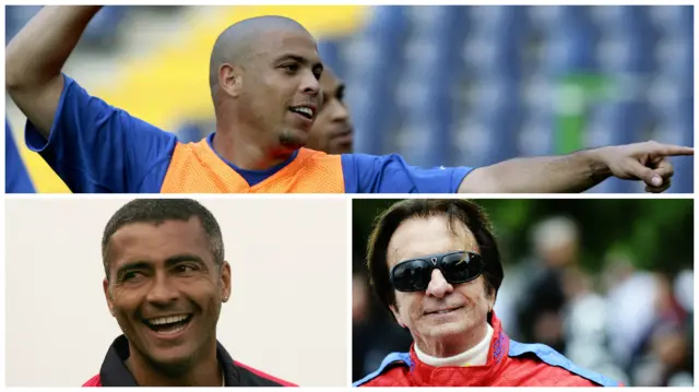 Ronaldo, Romario, Fittipaldi