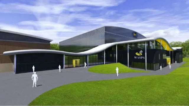 Artist impression of training facility