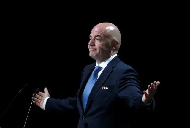 Fifa president Gianni Infantino