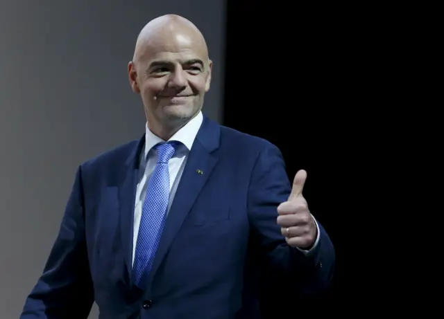 Fifa president Gianni Infantino