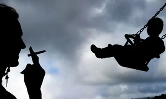 smoking in playground