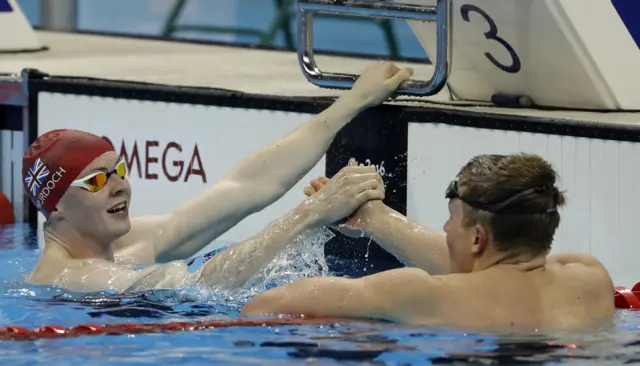 Ross Murdoch and Adam Peaty