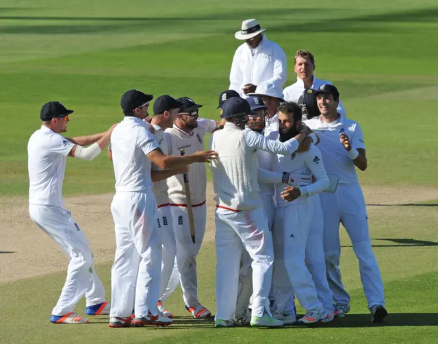 Moeen Ali leads celebrations