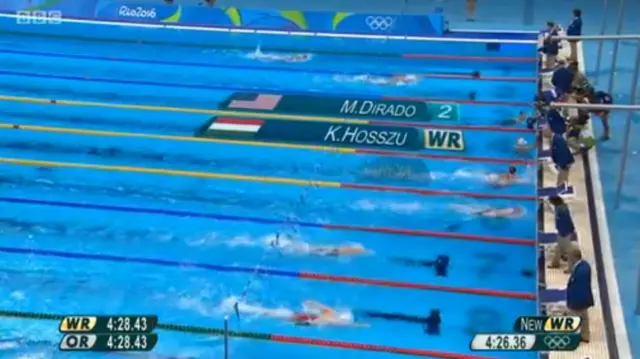 Women's 400m medley