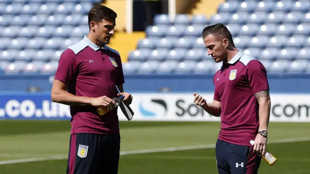 Tommy Elphick and Ross McCormack