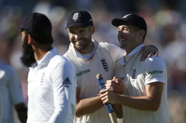 James Anderson and Chris Woakes