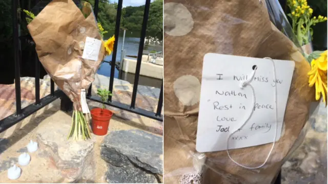 Floral tributes