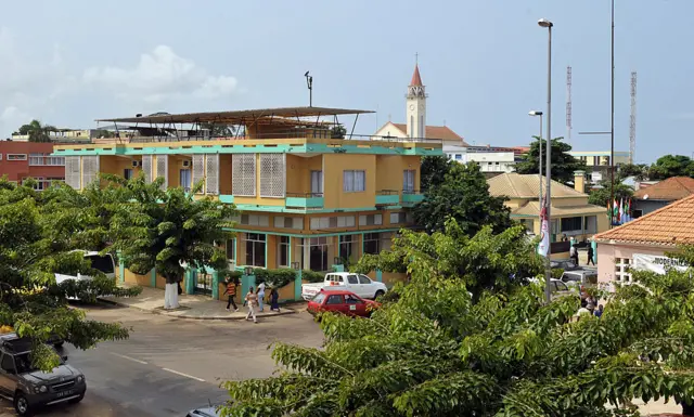 A road crossing is seen in Cabinda, Angola on January 20, 2010