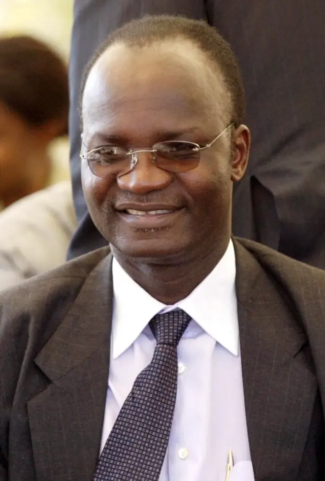 Former Zimabwean Information Minster, Jonathan Moyo, is shown in this October 2004 file photo.
