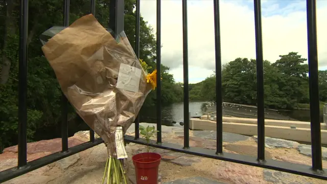 Nathan Wood floral tribute