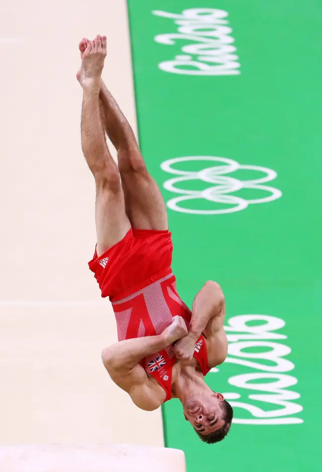 Max Whitlock on vault