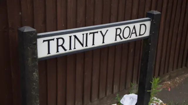 Trinity Road sign