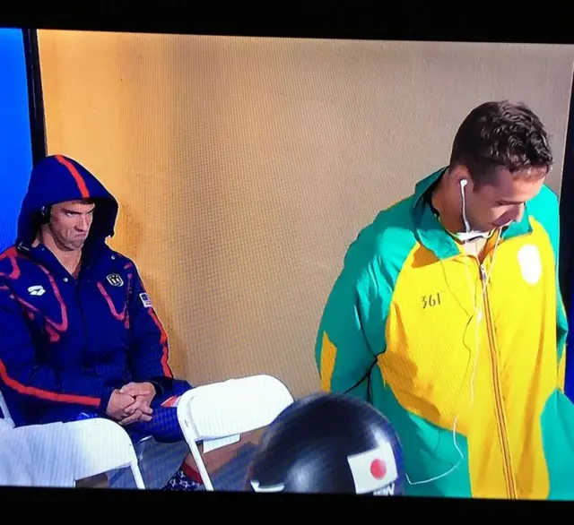 Phelps' game face