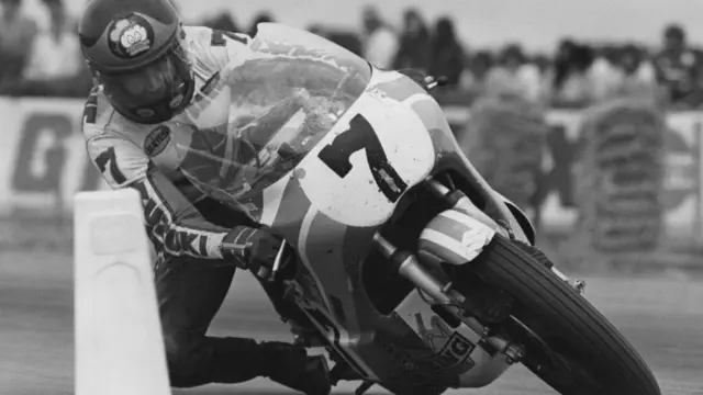 Motorcyclist Barry Sheene