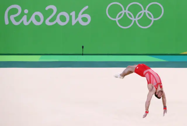 Kristian Thomas - floor performance at Rio 2016