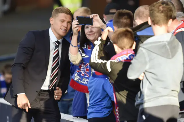 Rangers striker Martyn Waghorn