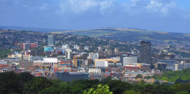 Sheffield cityscape