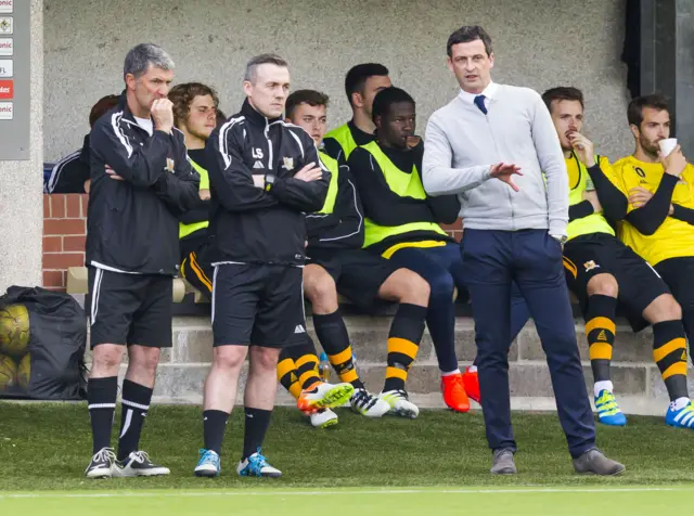 Alloa manager Jack Ross is closing in on another impressive result in the League Cup.