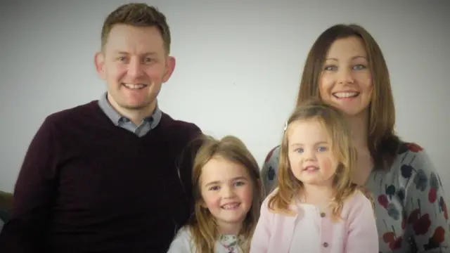 Tom Youngs and his family