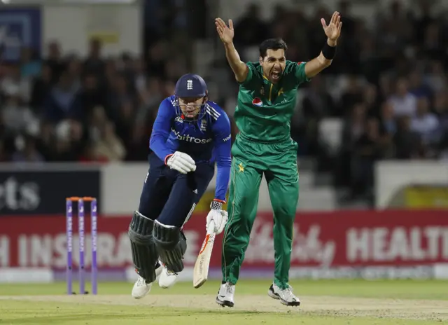 Jonny Bairstow and Umar Gul