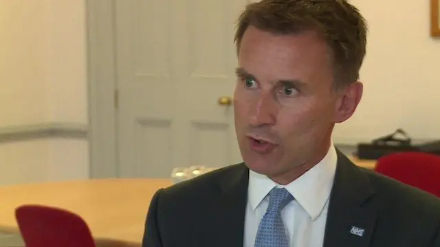 Health secretary Jeremy Hunt