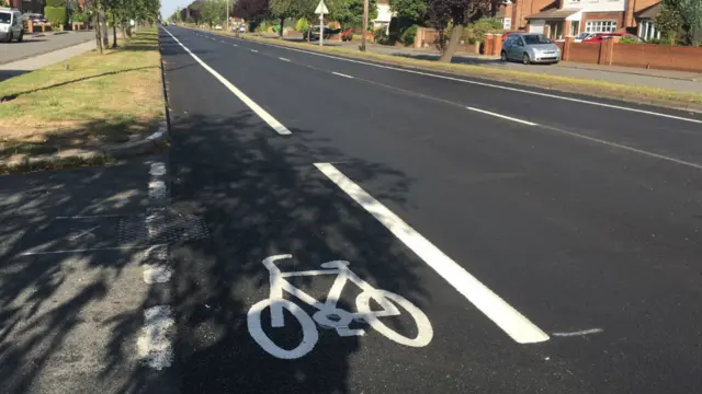 Ipswich cycle lane