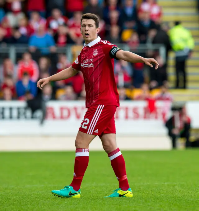 Ryan Jack in action for Aberdeen