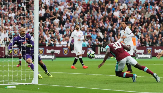 Antonio scores again for West Ham