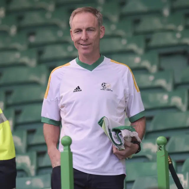 Former Scottish Labour leader Jim Murphy at Celtic Park