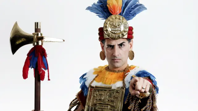 Juan Diego Flórez's Inca-redible costume for Rule, Britannia