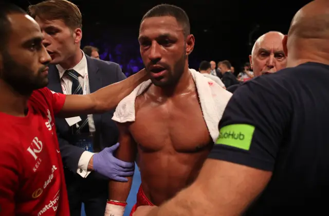 Kell Brook after the fight