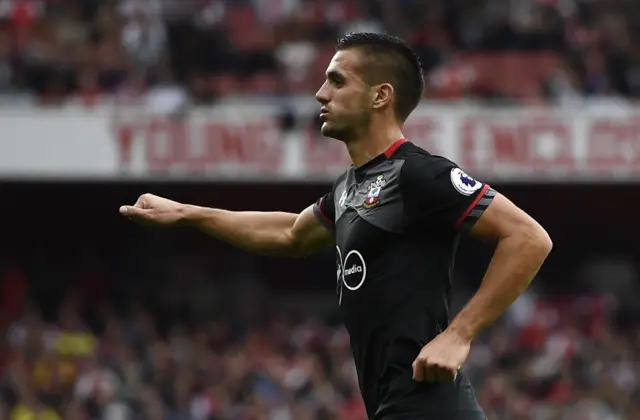 Dusan Tadic celebrates