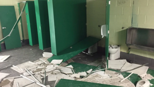 Toilets have been damaged at Celtic Park