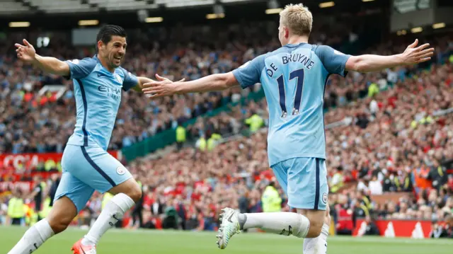 Man City celebrate