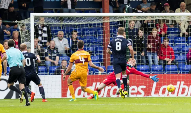 Ross County's in-form striker Liam Boyce puts the Staggies in front