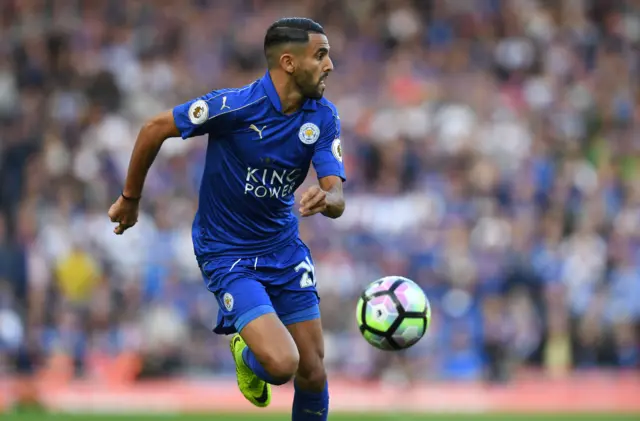 Mahrez in action