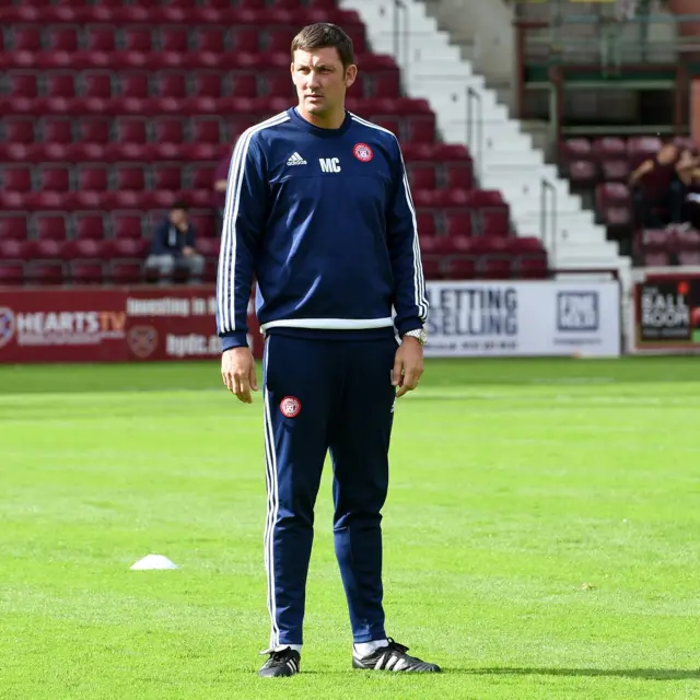 Hamilton Accies player-manager Martin Canning