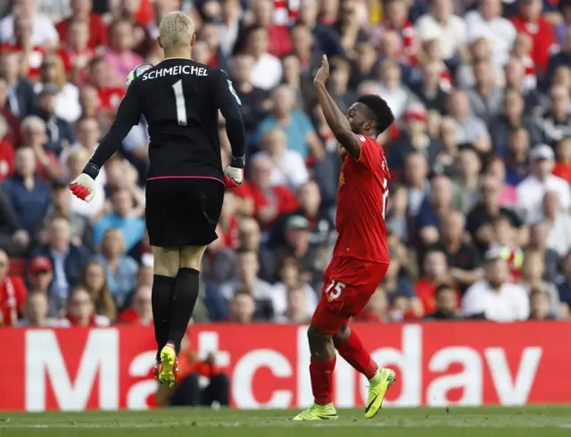 Schmeichel in action