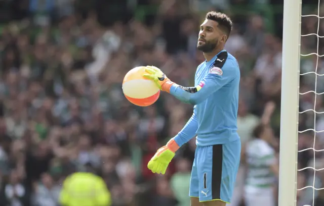 Wes Foderingham had to pick the ball out of the net five times