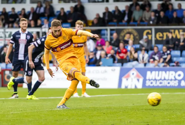 Louis Moult levelled for the Steelmen to earn his team a point after Scott McDonald had been fouled