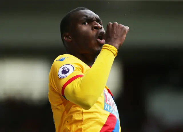 Benteke celebrates