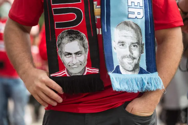 Old Trafford scarves