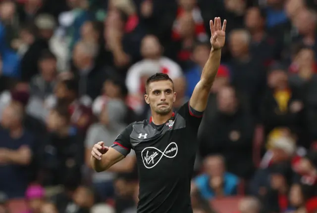 Dusan Tadic celebrates